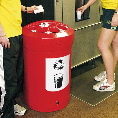 Envoy Cup Bin - Red