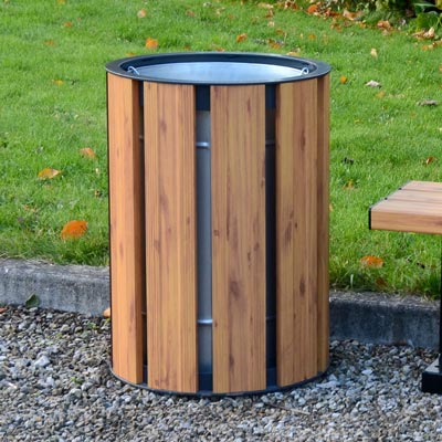 Fusion 85L litter bin - Light Wood