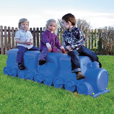 Lo-Co children's seat in blue