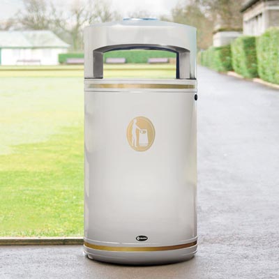Metal Chieftain litter bin - 3