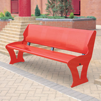 Metro seat in red