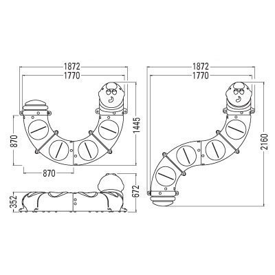 Munch the caterpillar seat - standard layouts