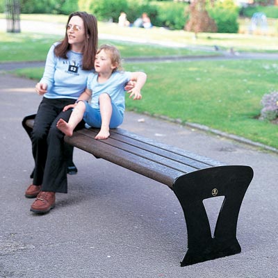 Nouveau bench is a vandal-resistant robust design
