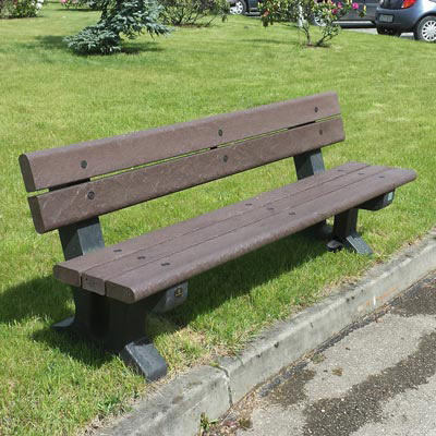 Phoenix seat with brown Enviropol slats