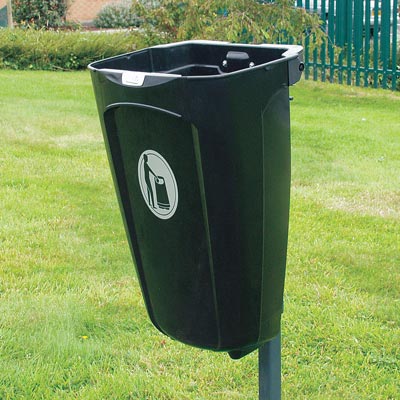 Super Trimline 50 SL litter bin in Black
