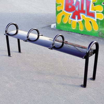Venturo bench with additional armrests - 1