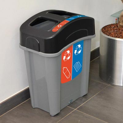 פח עם חלוקה לשני פתחי מחזור 60  ®Eco Nexus