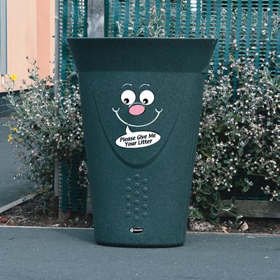 פח אשפה ™Luna עם לוגו ™Billy Bin-it